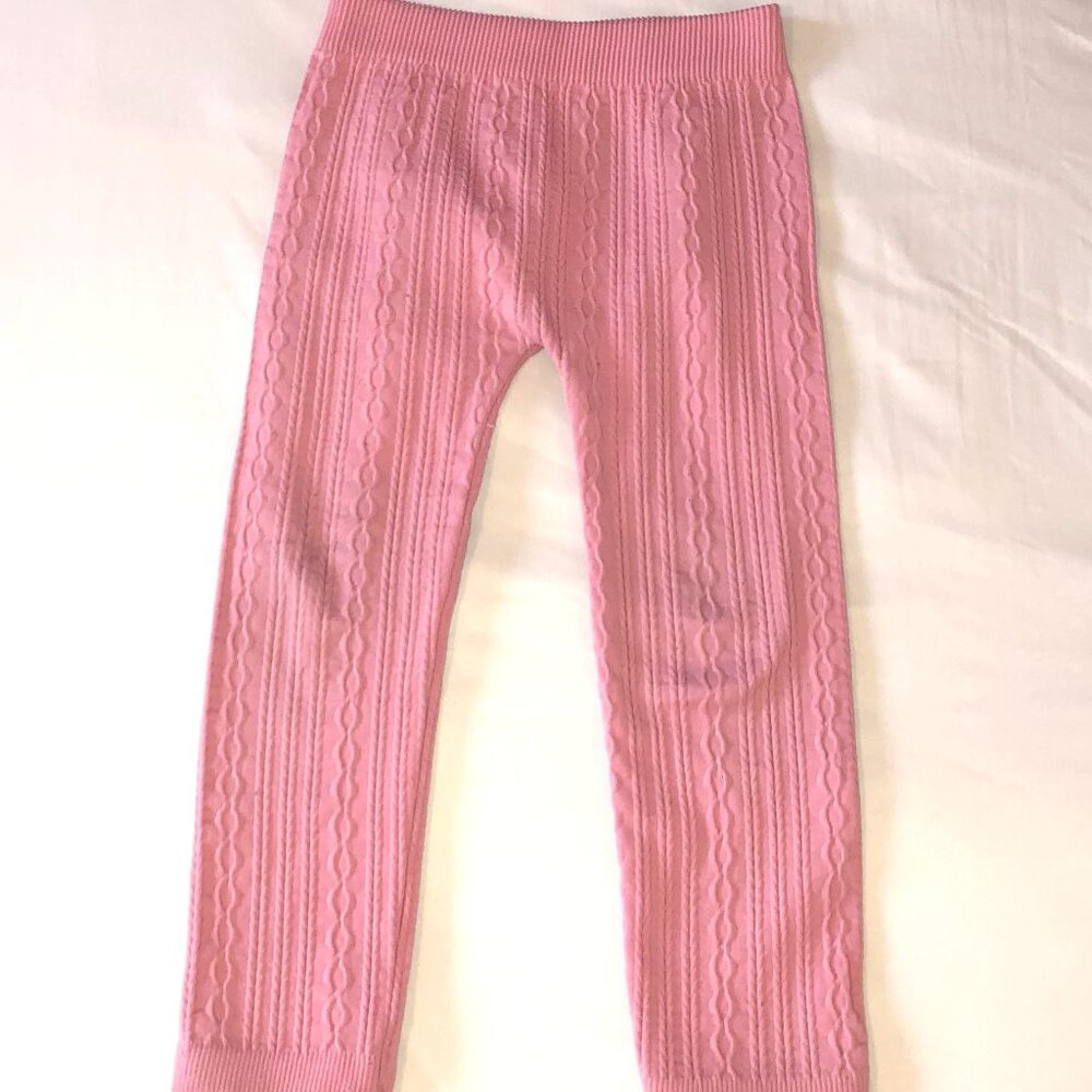 LEGGINGS,  2T,  TOUGHSKINS cable knit